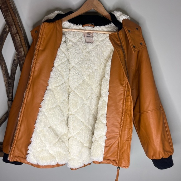 NEW Moxy Trapeze Vegan Leather Jacket FREE PEOPLE Size Small - Picture 5 of 6